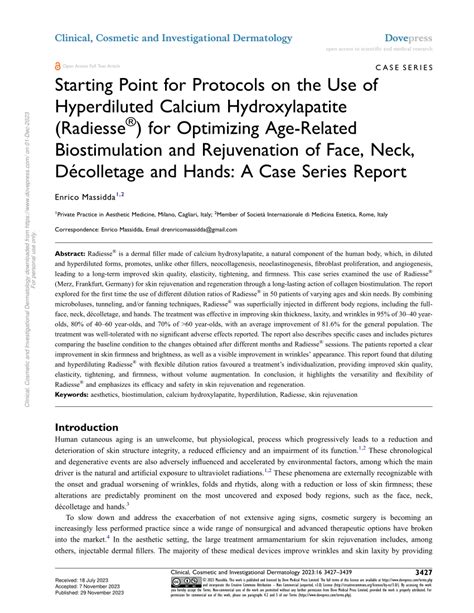 Starting Point for Protocols on the Use of Hyperdiluted Calcium .